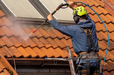 Démoussage et hydrofuge de toiture à Saffres